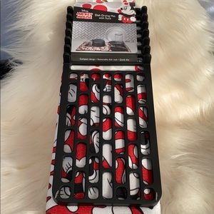 Mickey mouse gloved hands dish rack NWT